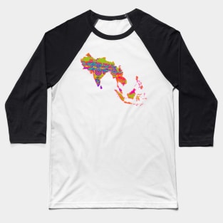 Akhand Bharat trippy Baseball T-Shirt